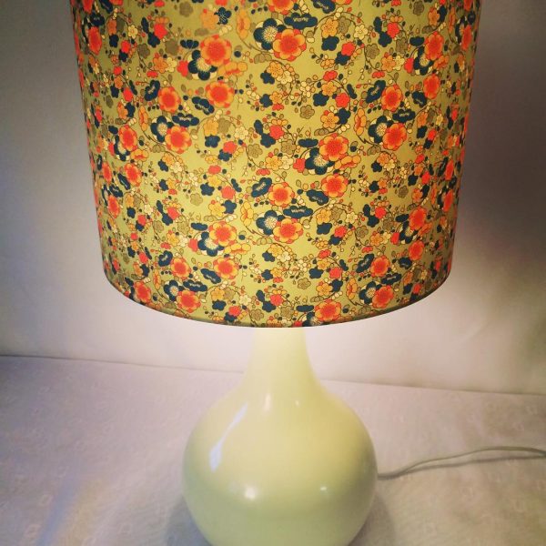 Just finished this 40 cm diameter lampshade made with hand p...